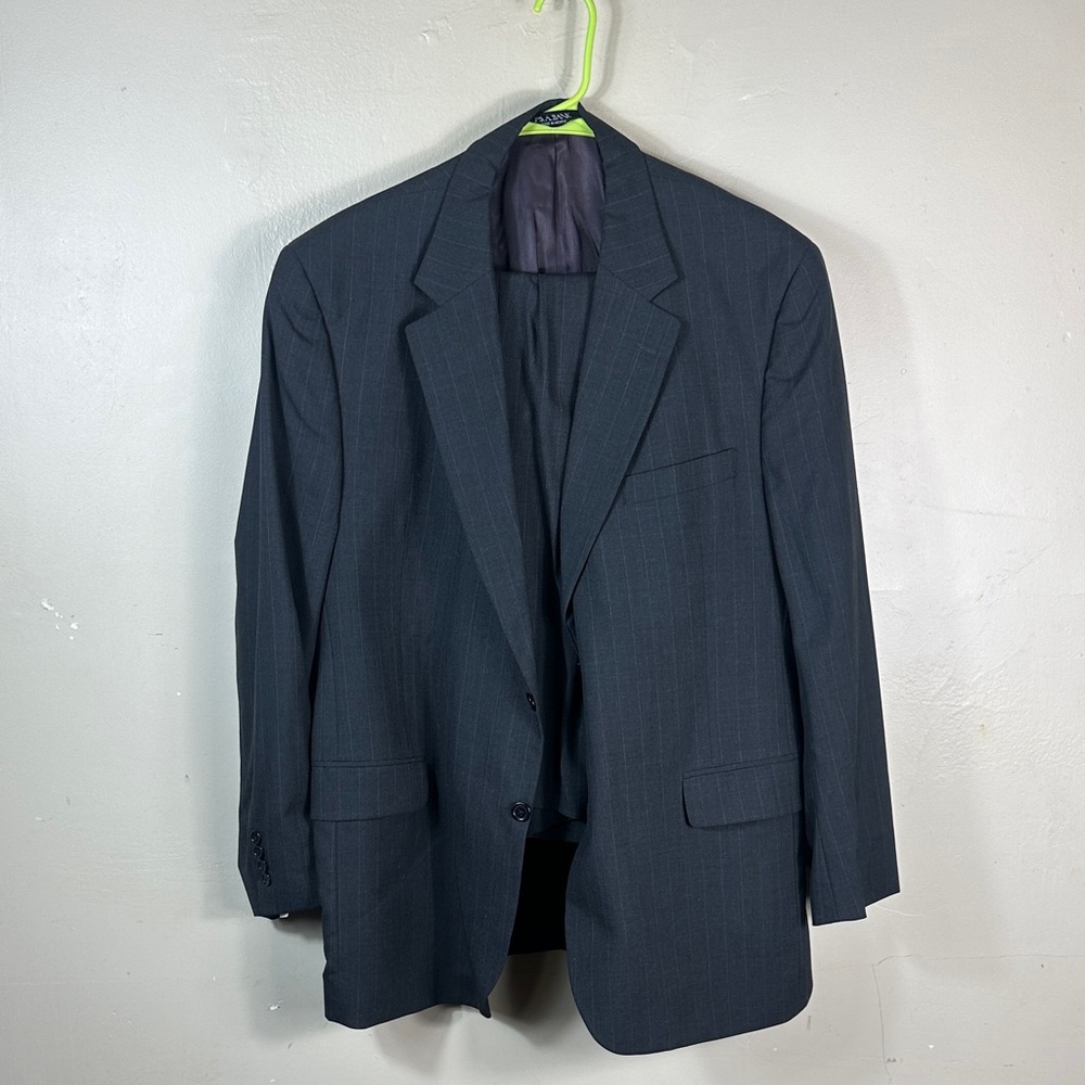 Jos. A. Bank Men's Dark Navy Pinstripe Suit Jacket